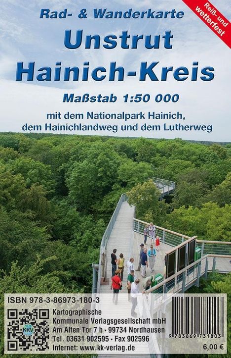 Unstrut-Hainich-Kreis - 1:50 000, Karten