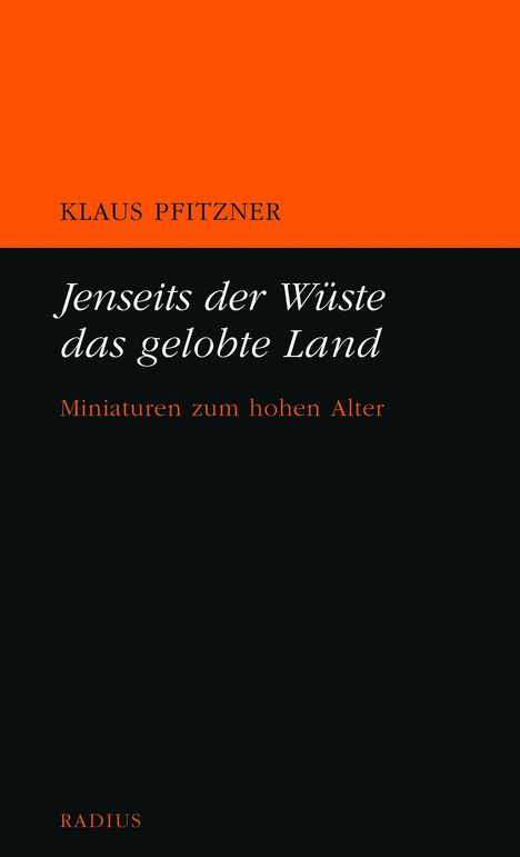 Klaus Pfitzner: Jenseits der Wüste das gelobte Land, Buch