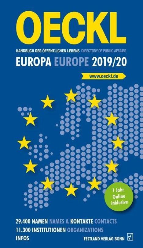 OECKL Handbuch des Öffentlichen Lebens - Europa 2019/20 - Buchausgabe, Buch