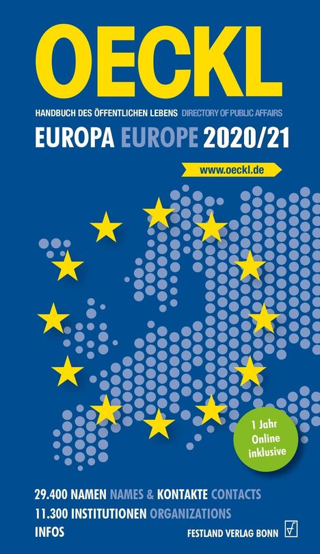 OECKL Handbuch des Öffentlichen Lebens - Europa und internationale Zusammenschlüsse 2020/21, Buch