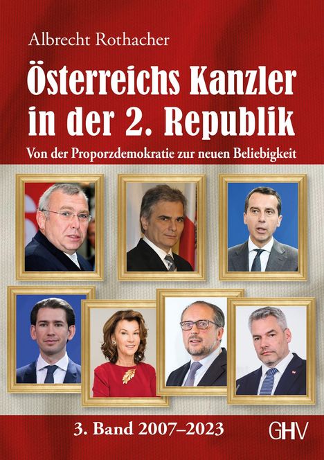 Albrecht Rothacher: Österreichs Kanzler in der 2. Republik, Buch