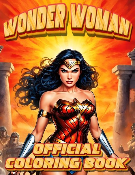 Shane P. Flanagan: Wonder Woman Coloring Book, Buch