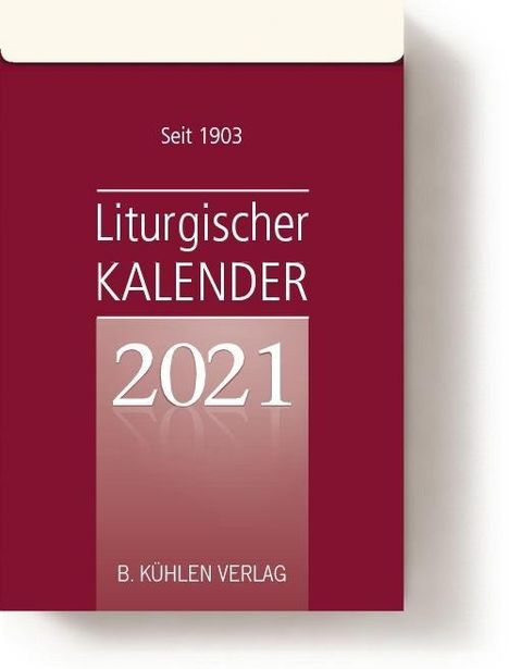 Liturgischer Kal. 2021/ Block, Kalender
