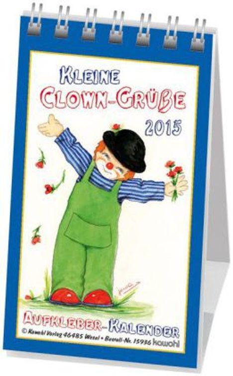 Kleine Clown-Grüsse 2022, Kalender