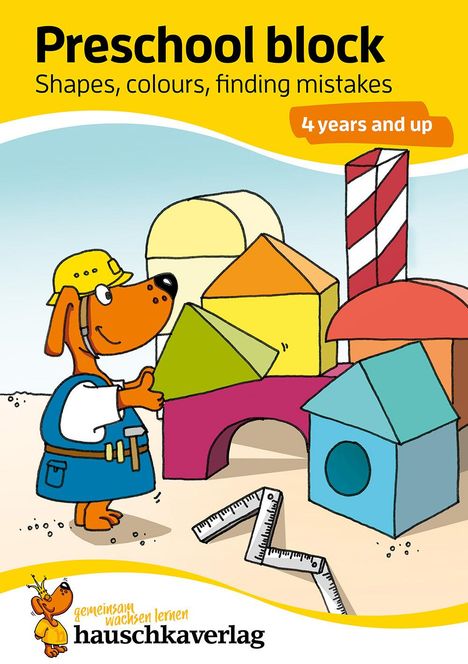 Linda Bayerl: Kindergarten Activity Book from age 4 years - Shapes, colours, spot the difference - for kids, boy and girl, Buch