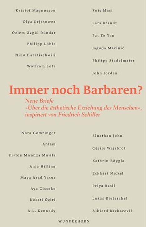 Karl-Heinz Lüdeking: Immer noch Barbaren?, Buch