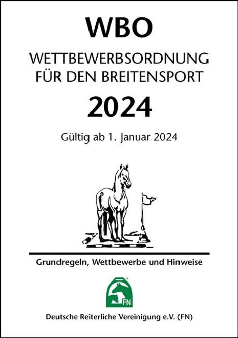 Wettbewerbsordnung für den Breitensport 2024, Buch