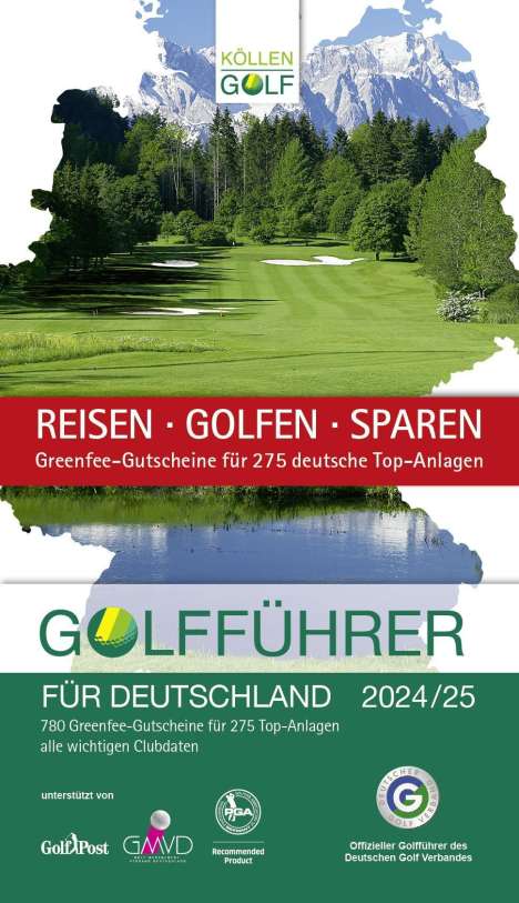 Golfführer für Deutschland 2024/25, Buch