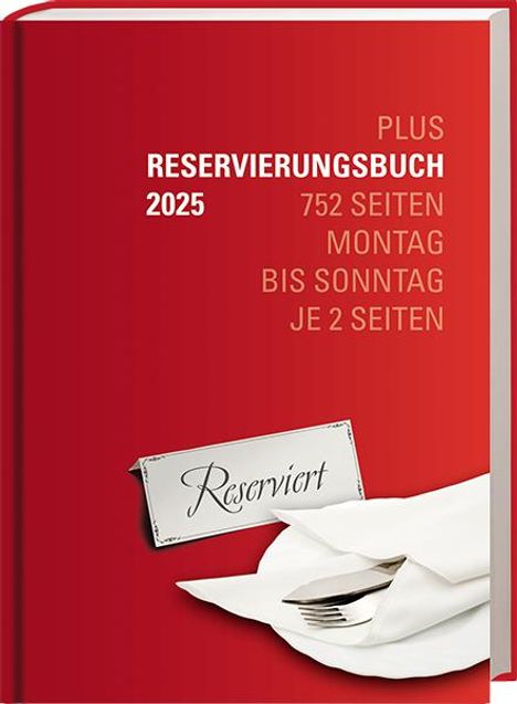 Reservierungsbuch "Plus" 2025, Kalender