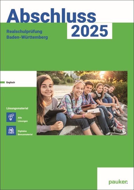 Abschluss 2025 - Realschulprüfung Baden-Württemberg - Lösungsband - Englisch, Buch