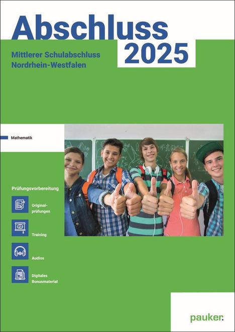 Abschluss 2025 - MSA Realschule NRW - Aufgabenband - Originalprüfungen mit Trainingsteil für das Fach Mathe, Buch