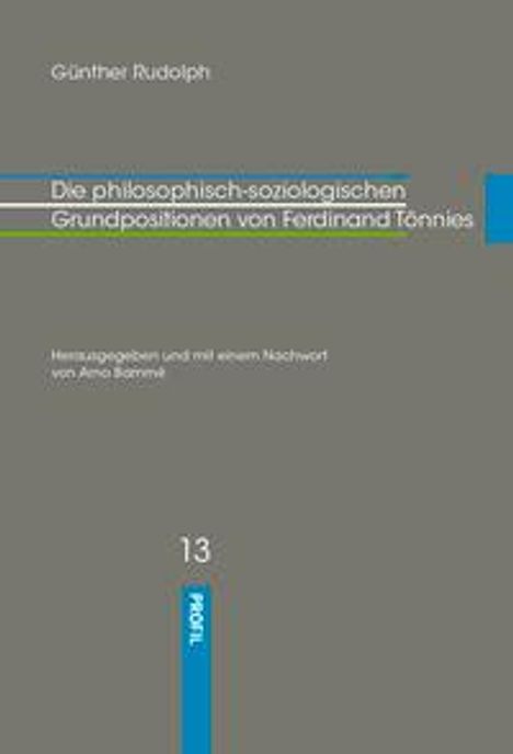 Günther Rudolph: Rudolph, G: Die philosophisch-soziologischen Grundpositionen, Buch