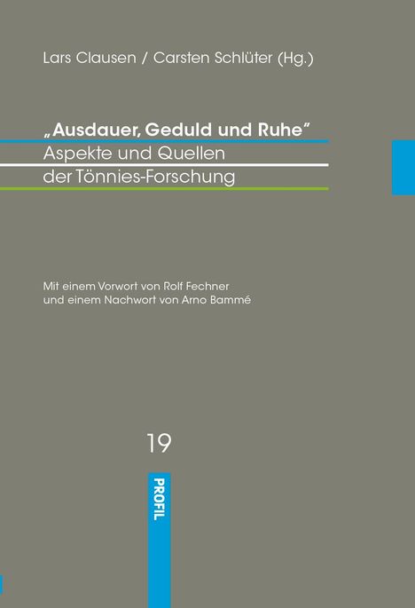 Ausdauer, Geduld und Ruhe, Buch