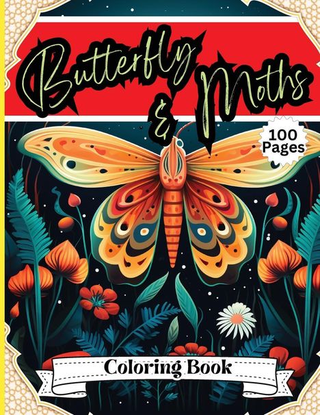 Peter: Butterfly &amp; Moth Coloring Book, Buch