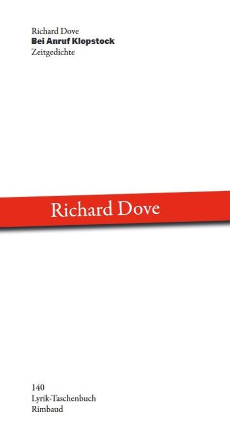 Richard Dove: Bei Anruf Klopstock, Buch