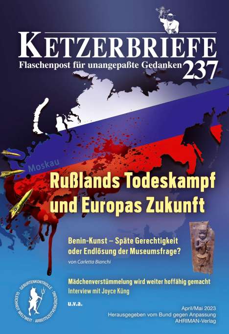 Viktor Kartin: Rußlands Todeskampf und Europas Zukunft, Buch