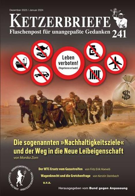 Monika Zorn: Die sogenannten »Nachhaltigkeitsziele« und der Weg in die Neue Leibeigenschaft, Buch