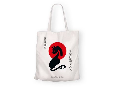 Katzen-Baumwolltasche: Japan/Soseki, Diverse