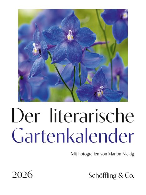 Der literarische Gartenkalender 2026, Kalender