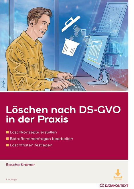 Löschen nach DS-GVO, 1 Buch und 1 eBook