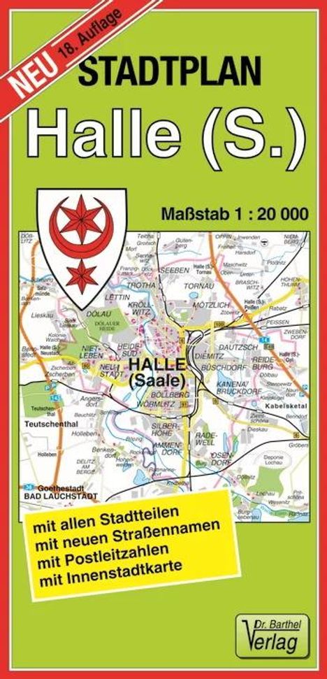 Stadtplan Halle (Saale) 1 : 20 000, Karten