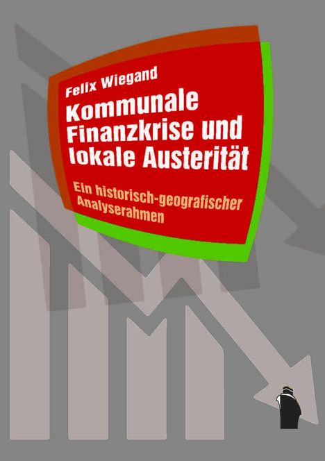 Text: "Felix Wiegand, Kommunale Finanzkrise und lokale Austerität, Ein historisch-geografischer Analyse­rahmen." Grauer Hintergrund.