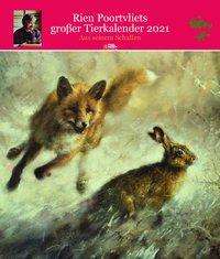 Rien Poortvliets großer Tierkalender 2021, Kalender