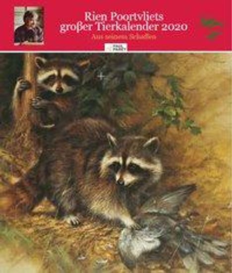 Rien Poortvliets großer Tierkalender 2020, Diverse