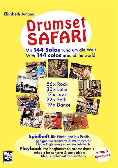 Elisabeth Amandi: Drumset Safari, Buch