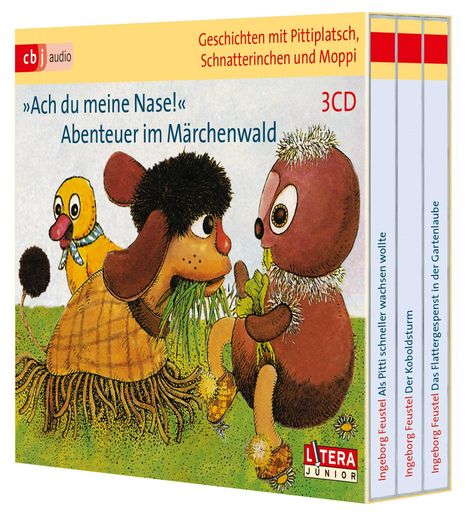Ingeborg Feustel: Abenteuer im Märchenwald. 3 CDs, 3 CDs