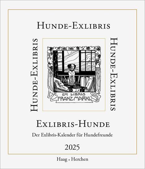 Hunde-Exlibris / Exlibris-Hunde 2025, Kalender