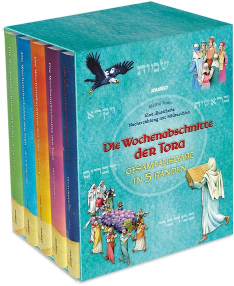 Nachman Zakon: Die Wochenabschnitte der Tora. Gesamtausgabe in 5 Bänden, 5 Bücher