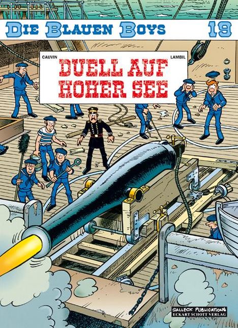 Raoul Cauvin: Die Blauen Boys, Band 19, Duell auf hoher See, Buch