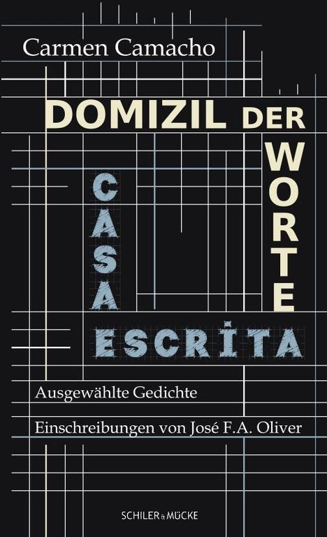 Carmen Camacho: Domizil der Worte, Buch