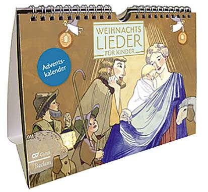 Eduard Ebel: Weihnachtslieder für Kinder - Kalender zum Aufstellen, Noten