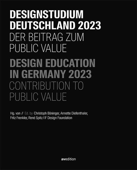 Christoph Böninger: Böninger, C: Designstudium Deutschland 2023, Buch