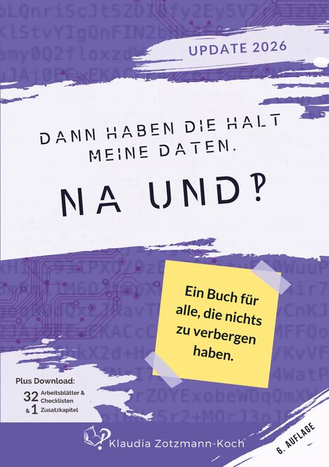 Klaudia Zotzmann-Koch: Dann haben die halt meine Daten. Na und?!, Buch