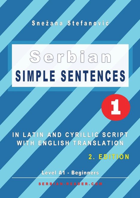 Snezana Stefanovic: Serbian Simple Sentences 1, Buch