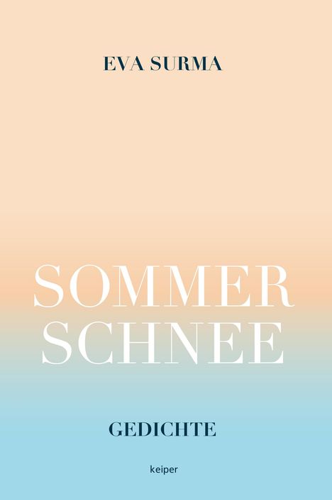 Eva Surma: Sommerschnee, Buch