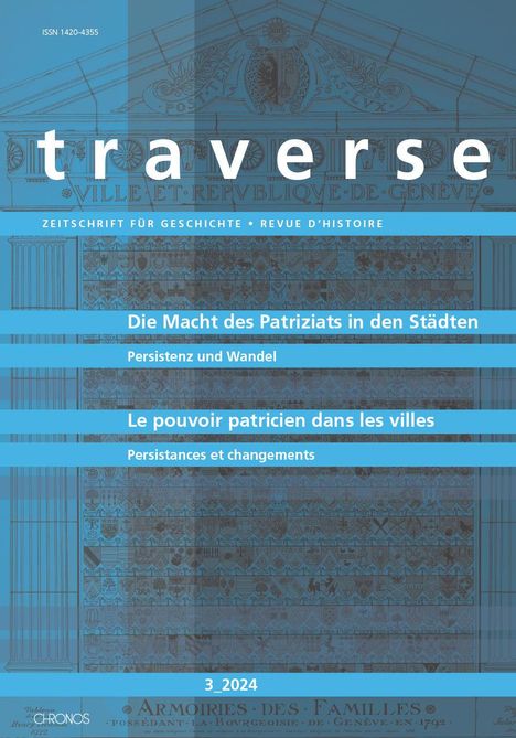 Die Macht des Patriziats in Städten | Le pouvoir patricien dans les villes, Buch