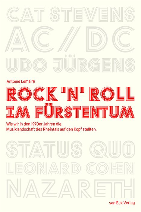 Antoine Lemaire: Rock 'n' Roll im Fürstentum, Buch