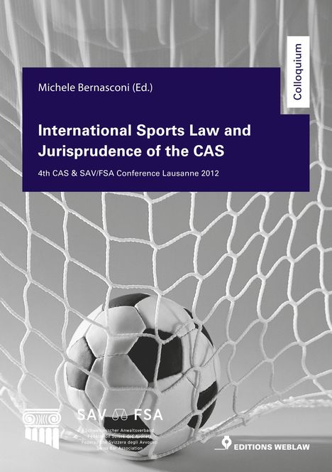 International Sports Law and Jurisprudence of the CAS, Buch