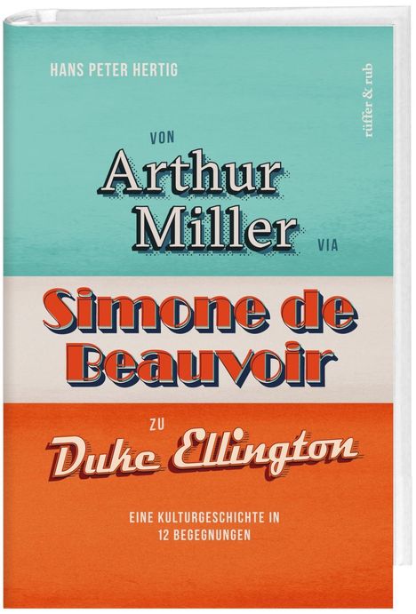 Hans Peter Hertig: Von Arthur Miller via Simone de Beauvoir zu Duke Ellington, Buch