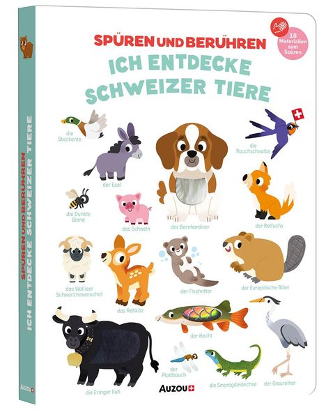 Virginie Népoux: Spüren und berühren: Die Schweizer Tiere, Buch