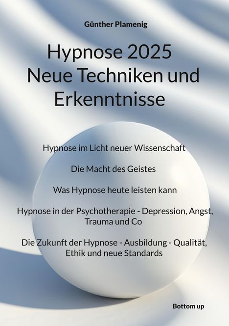 Günther Plamenig: Hypnose 2025 Neue Techniken und Erkenntnisse, Buch