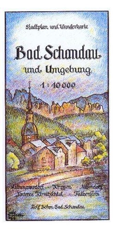 Rolf Böhm: Bad Schandau und Umgebung 1 : 10 000, Karten