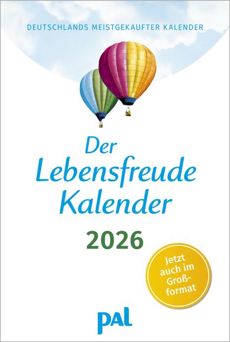 Doris Wolf: Der Lebensfreude-Kalender 2026 im Großformat, Kalender