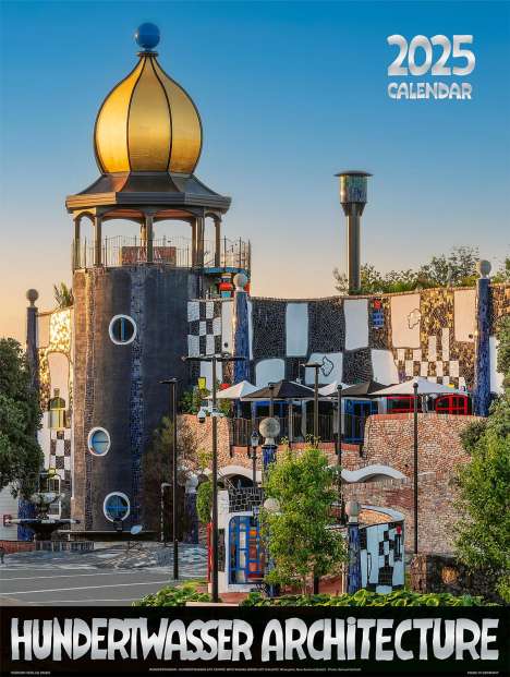 Großer Hundertwasser Architektur Kalender 2025, Kalender