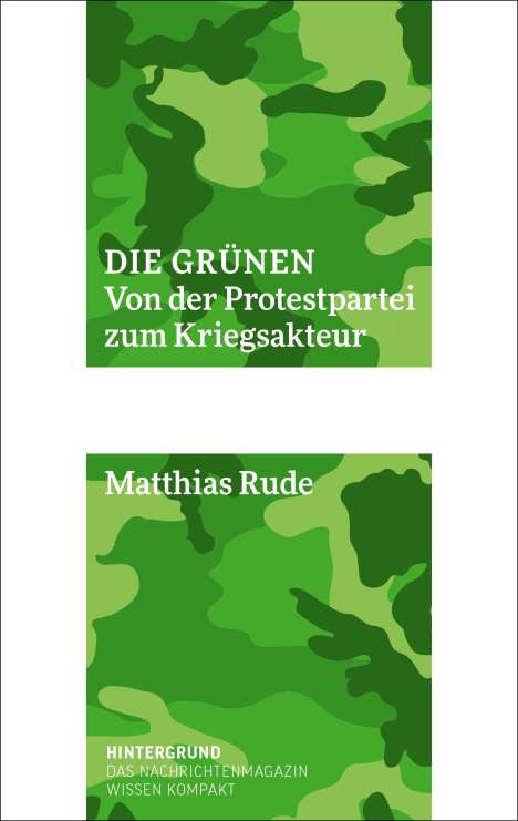 Matthias Rude: Die Grünen, Buch