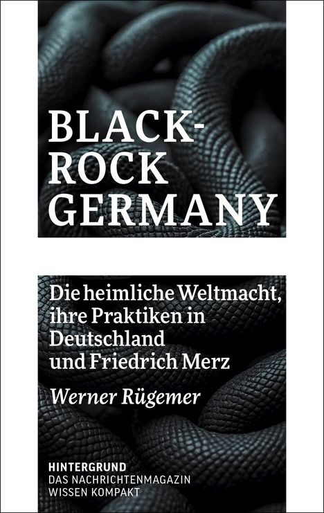 Werner Rügemer: BlackRock Germany, Buch